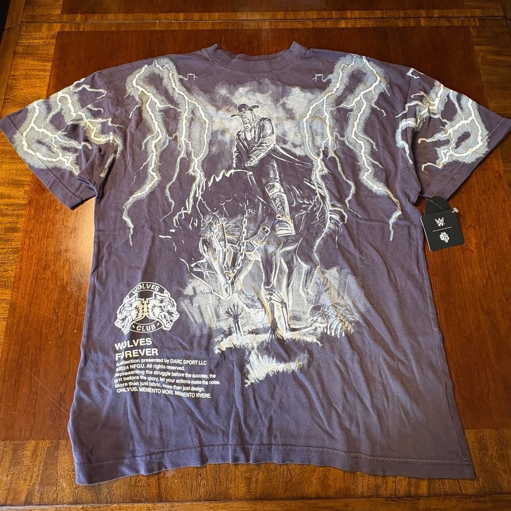 Darc Sport x WWE Undertaker Wolves Forever 51/100 Limited Tee Medium NWT